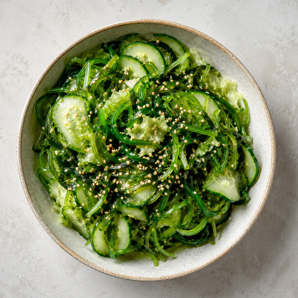 Fresh seaweed salad recipe Sydney foraged