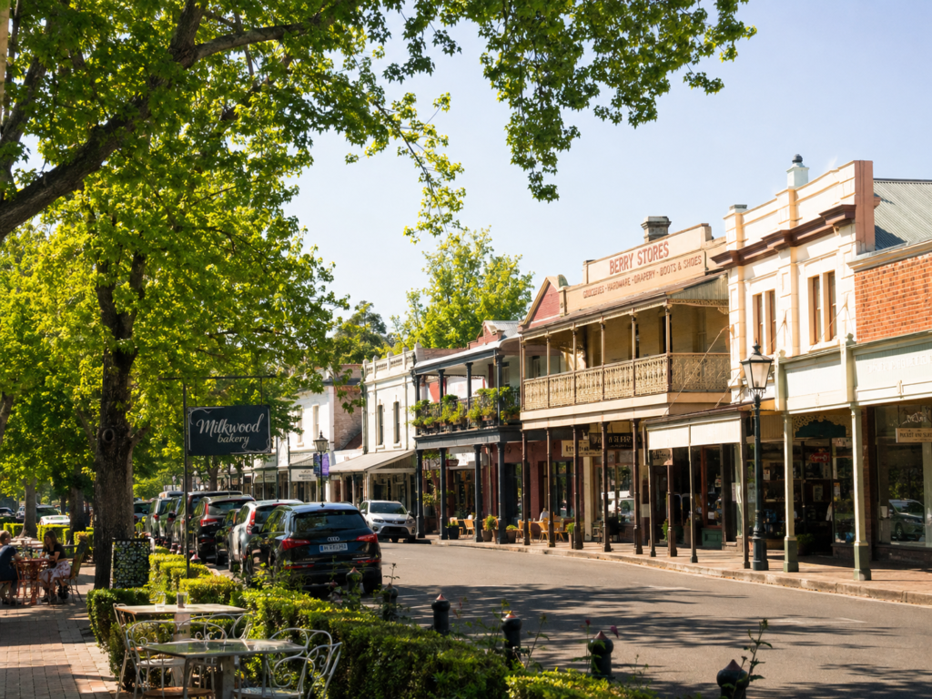 Berry village day trip from Sydney by train South Coast heritage