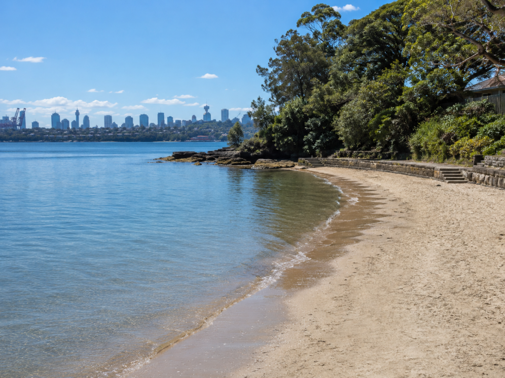 Chinamans Beach Mosman calm harbour Sydney