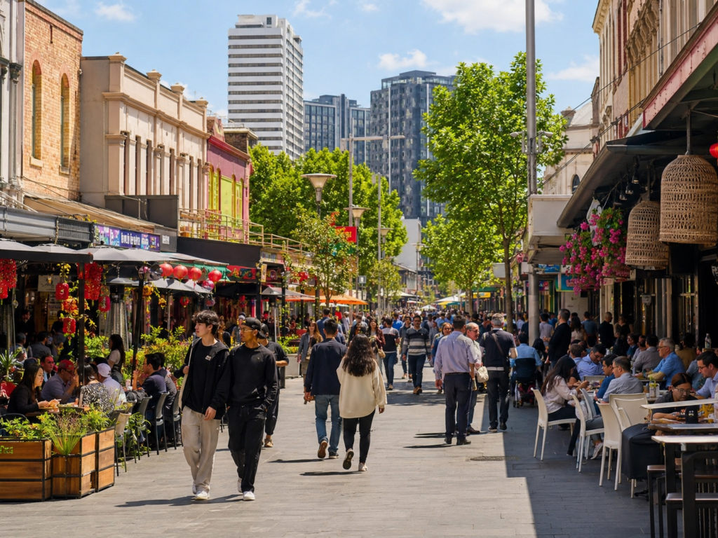 Church Street Parramatta free food culture exploration