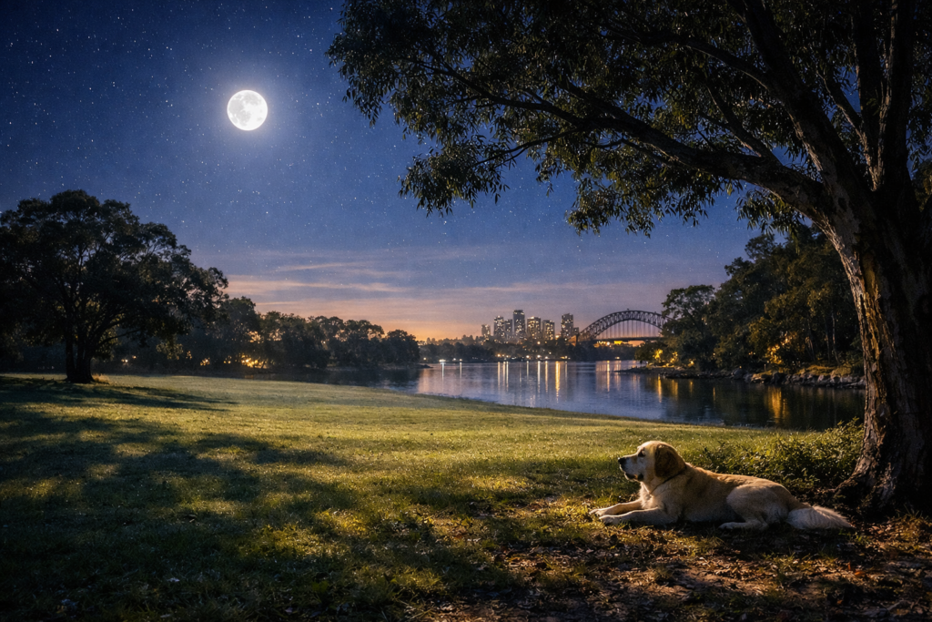 Dog friendly walks in Centennial Park Sydney open fields