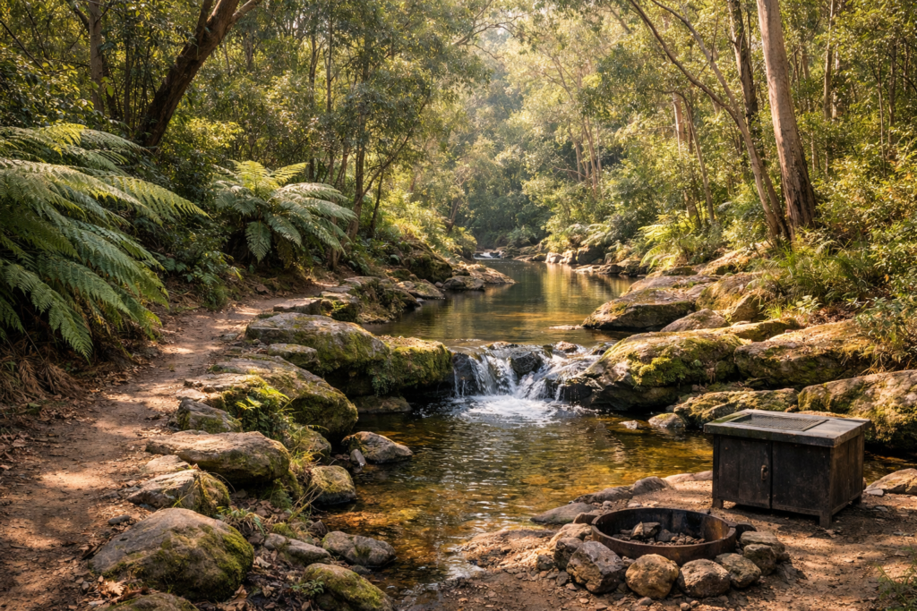 Gore Creek Reserve hidden picnic trail Lane Cove Sydney