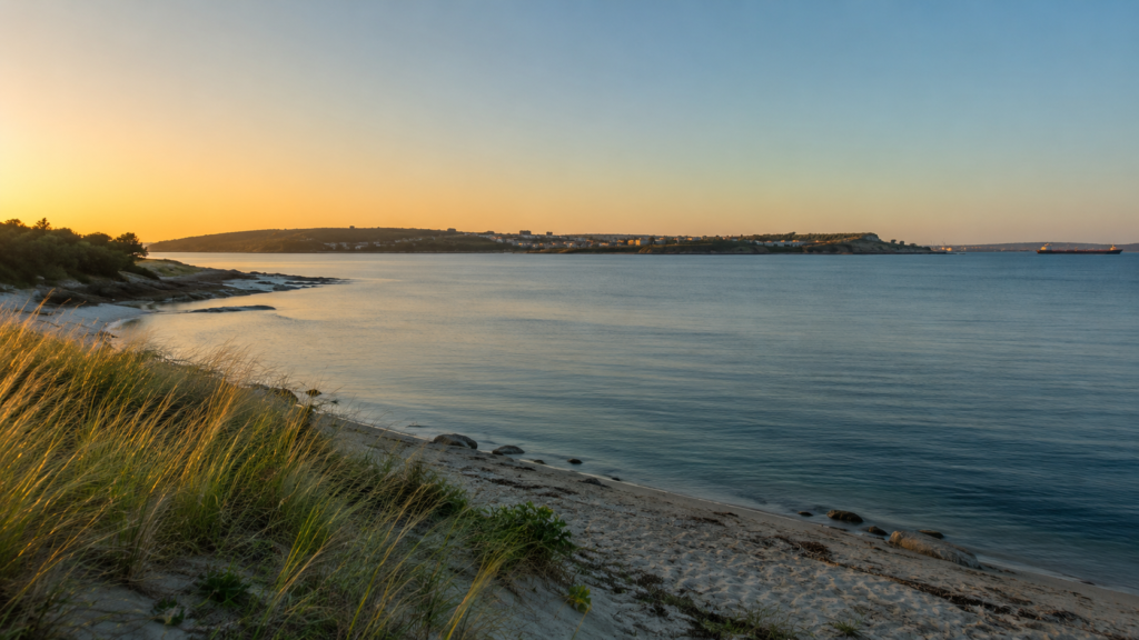 Botany Bay view from Kyeemagh Beach Sydney