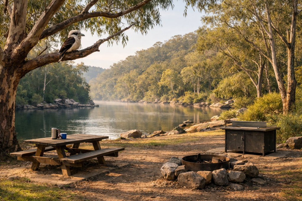 Lane Cove National Park riverside picnic area Sydney bush