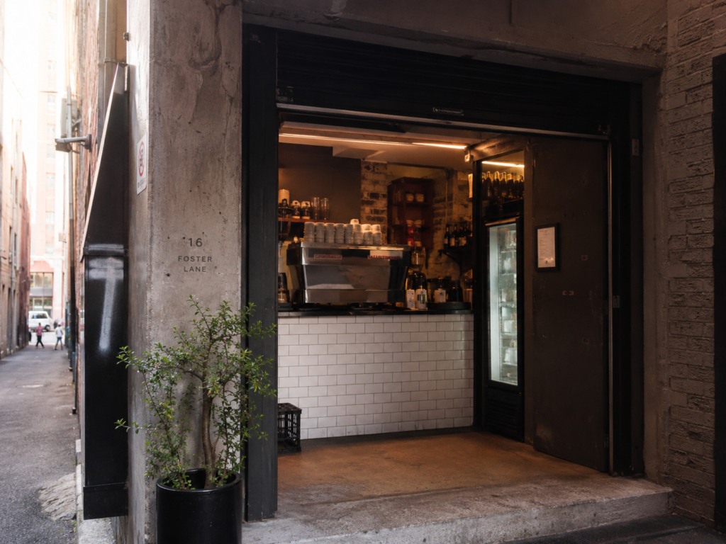 Hidden laneway espresso bar Surry Hills Sydney small cafe