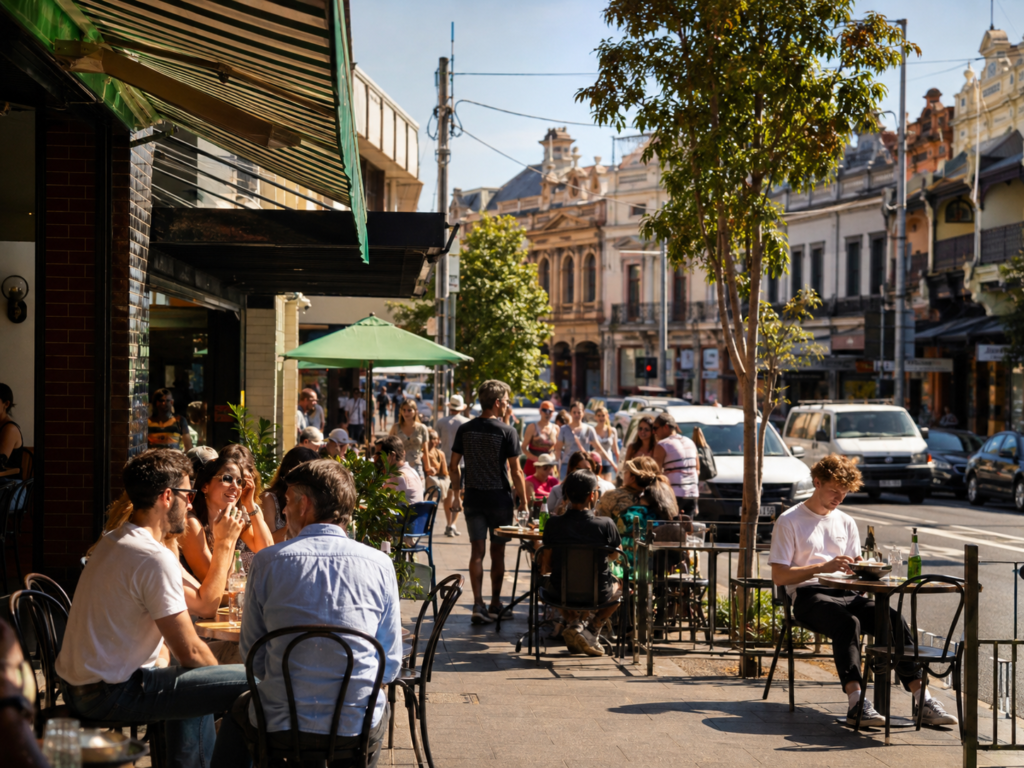 Norton Street Leichhardt Sydney Italian cafes
outdoor dining Little Italy