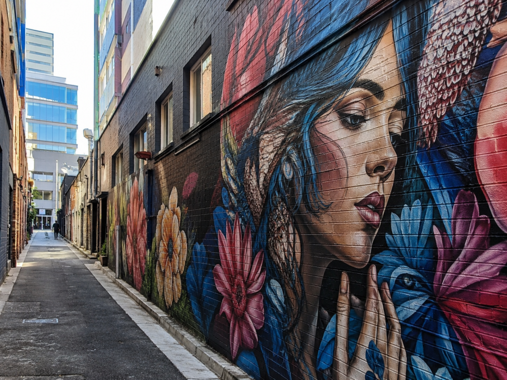 Street art murals Parramatta free outdoor gallery
