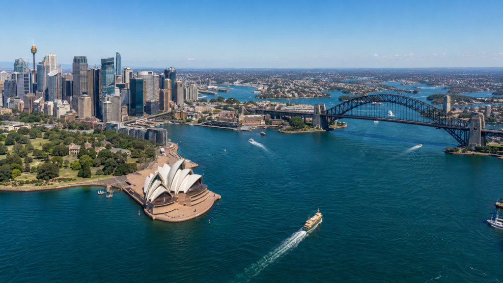 Sydney layover tour Opera House harbour view