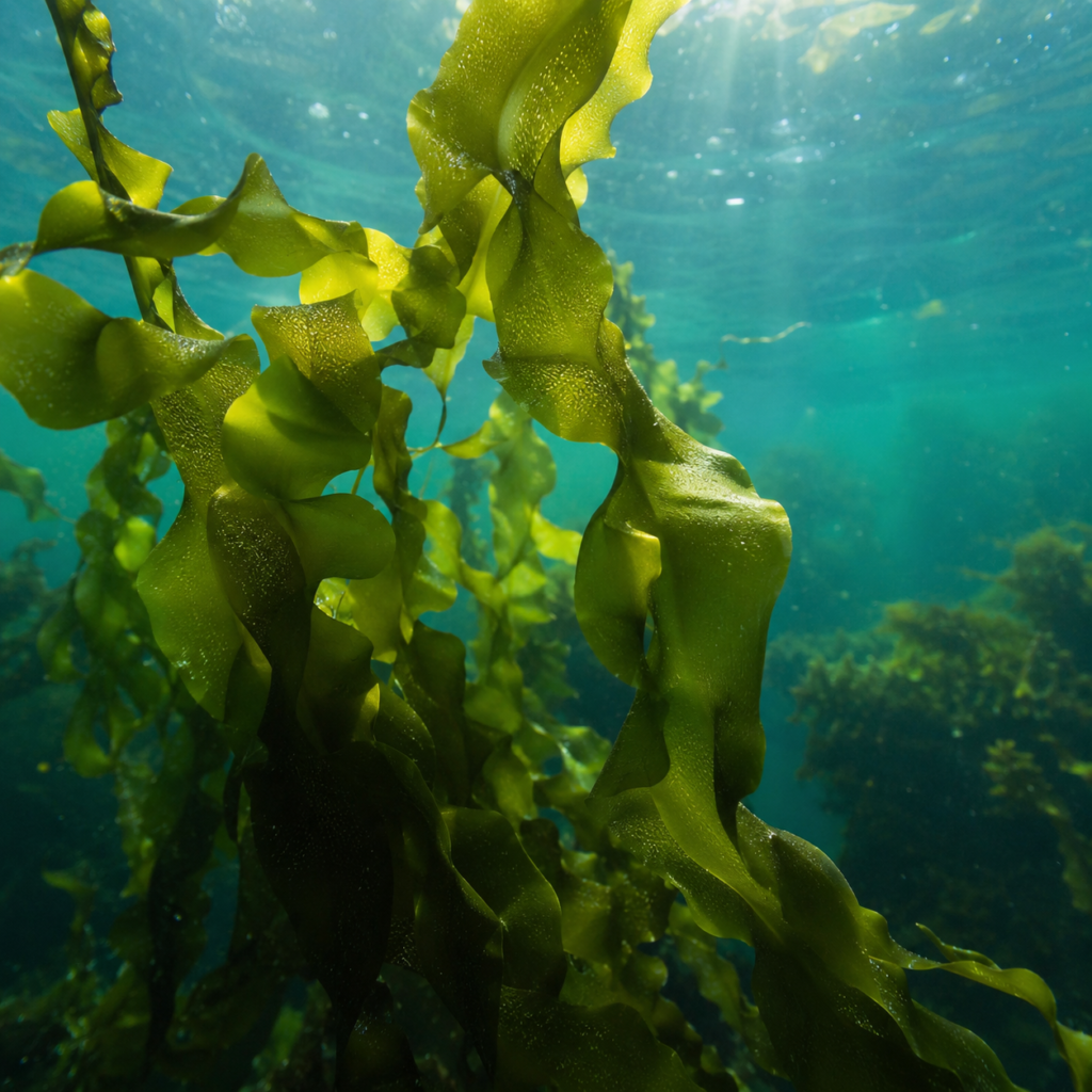 Wakame seaweed harvested Sydney coast