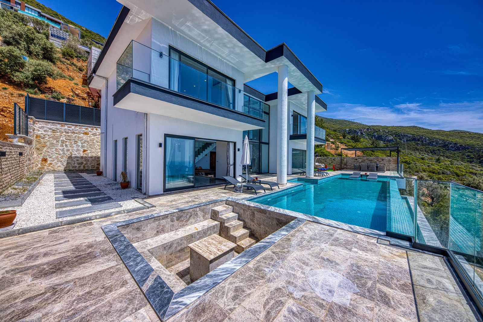 Modern luxury villa with private plunge pool